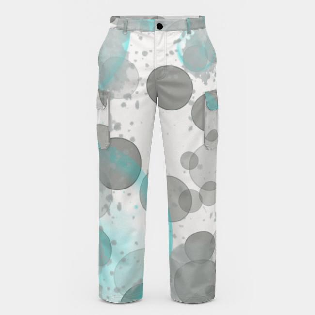 Preview: Cargohose mit Elli - Hose, lang oder kurz, bunt, 100% Polyester, Grösse S-5XL, fester Stoff, Normale Passform, Französische Bulldogge, Bully